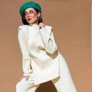 New Era Knit Set -Ivory